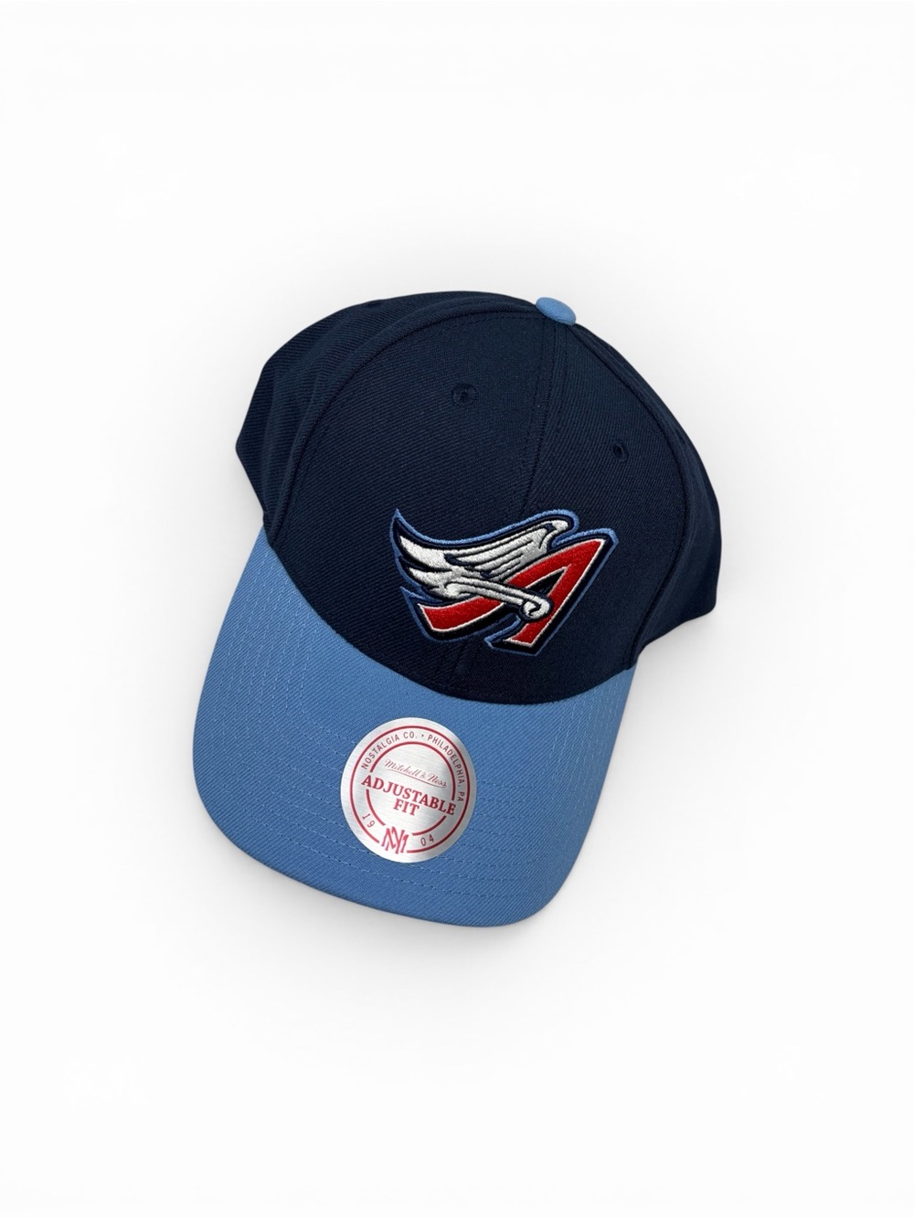 Anaheim Angels Mitchell & Ness Logo Snapback Adjustable Hat Cap